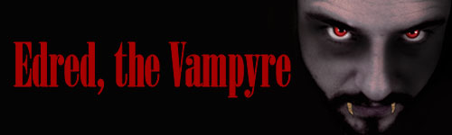 EDRED, THE VAMPYRE title banner